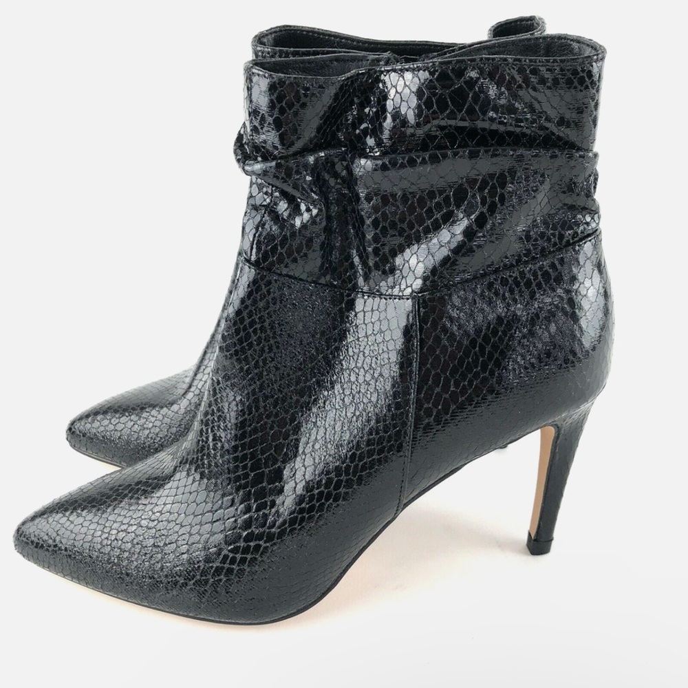 Brand New Xoxo Women's Taylor Black Patent Boots Booties 7.5